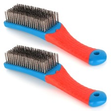 Hautllaif 2 Pack Wire Brushes For Cleaning-Heavy Duty Stainless Steel Wire