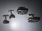 Vintage MCM 2 Pair Of Cufflinks Ohquist Sweden Hickok USA Silver Horse Slate — photo 4
