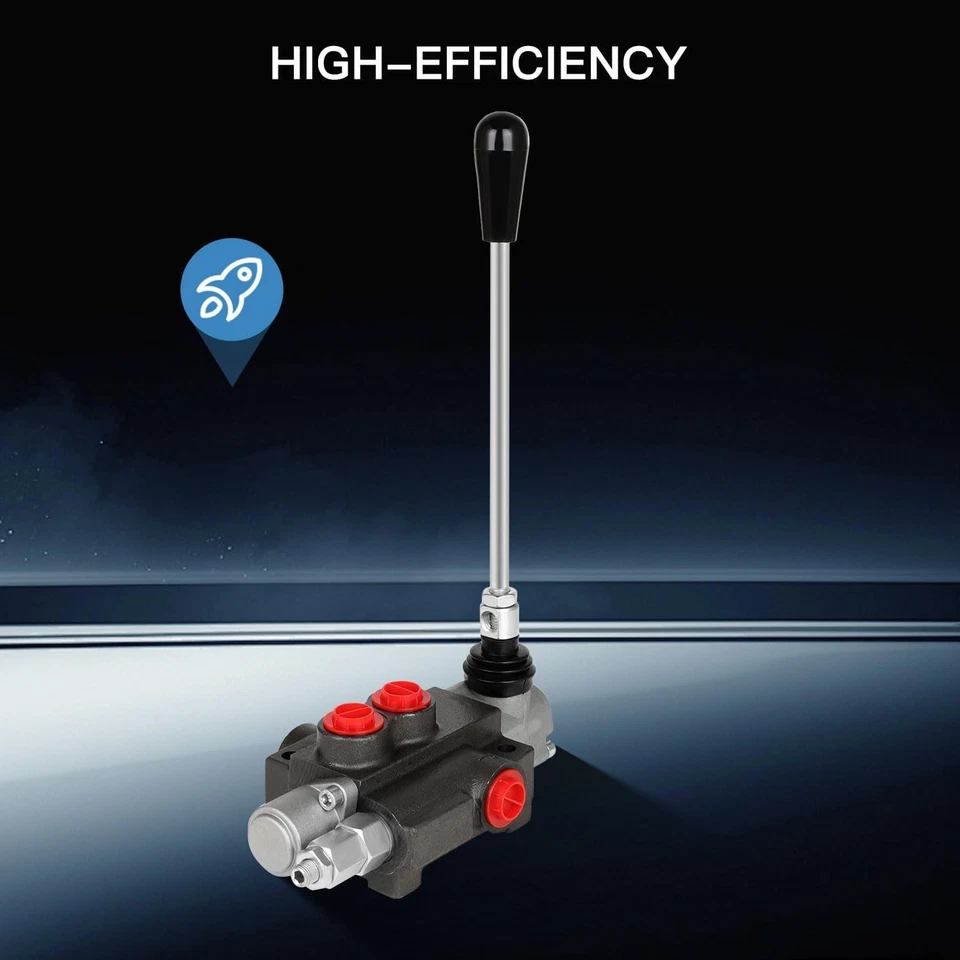 Hydraulic Directional Control Valve 1 Spool 11 GPM Tractor Loader with/ Joystick - Image 2 of 4