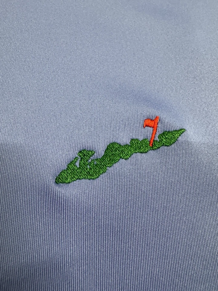 Jaqueta masculina Fairway & Greene Tech 1/4 com zíper GG azul Fishers Island taco de golfe NOVO - Imagem 4 de 4