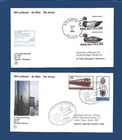 L03-Lufthansa FFC  First flight Stuittgart-Atlanta  1 April 1986 cover and card.