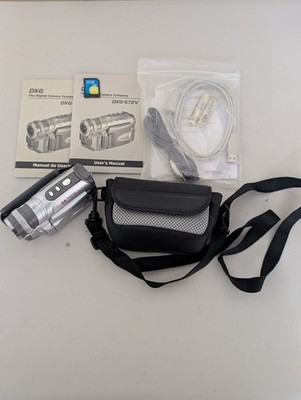 DXG-572V Digital Video Camera w/Case & 4GB Memory Card Test/Works