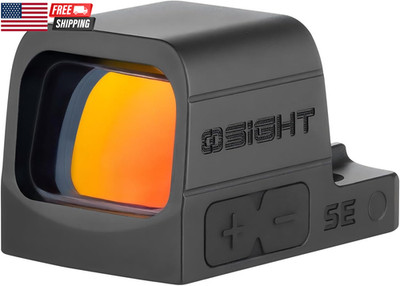 SE Enclosed Micro Reflex Sight   2 MOA Dot & 32 MOA Circle Dual Reticle, Rmsc/K