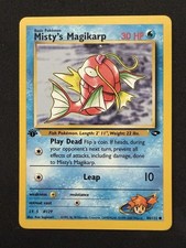 MISTY'S MAGIKARP 1st Edition Pokémon TCG Gym Challenge 88/132 Vintage Basic Mint on eBay