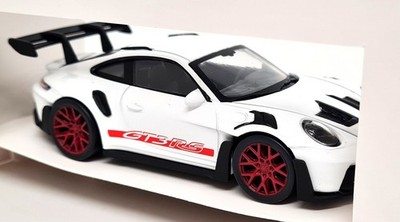 Norev 1/43 Porsche 911 GT3 RS 2022 weiß / rot Diecast Scale Modellauto
