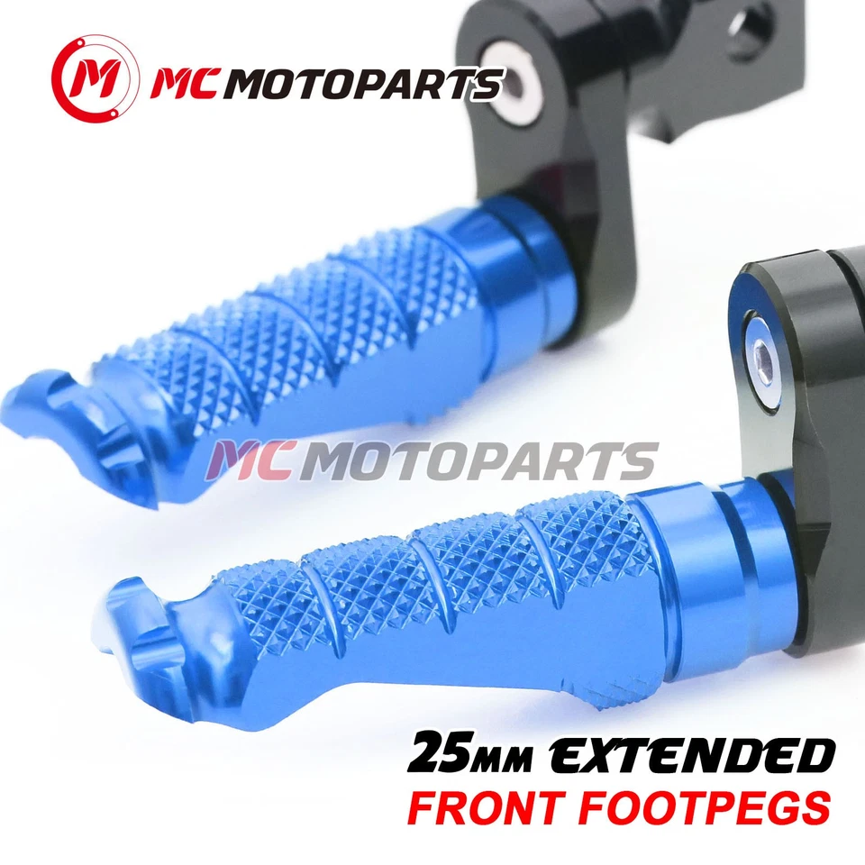 CNC 25mm Extension Front Foot Pegs For XV 750 535 1100 Virago VMX1200 V-Max - Изображение 2 из 4