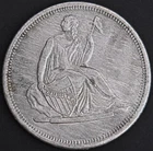 SEATED LIBERTY DESIGN - 1 TROY OZ .999 SILVER ROUND