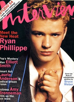 INTERVIEW Magazine; Aug '98; Ryan Phillippe, Elliott Smith, Laurie Anderson