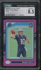 2024 Panini Donruss Optic Pink #229 Drake Maye RC Rookie NM-MT+ CGC 8.5