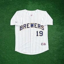 Robin Yount Milwaukee Brewers Men's Home White Jersey