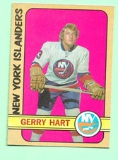 (1) GERRY HART 1972-73 O-PEE-CHEE # 139 ISLANDERS ROOKIE EX-MT CARD (N4998). rookie card picture