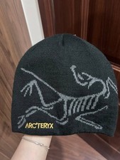 Arc'teryx Bird Head Toque Beanie Orca Black Merino Wool Winter Hat Unisex - NWT