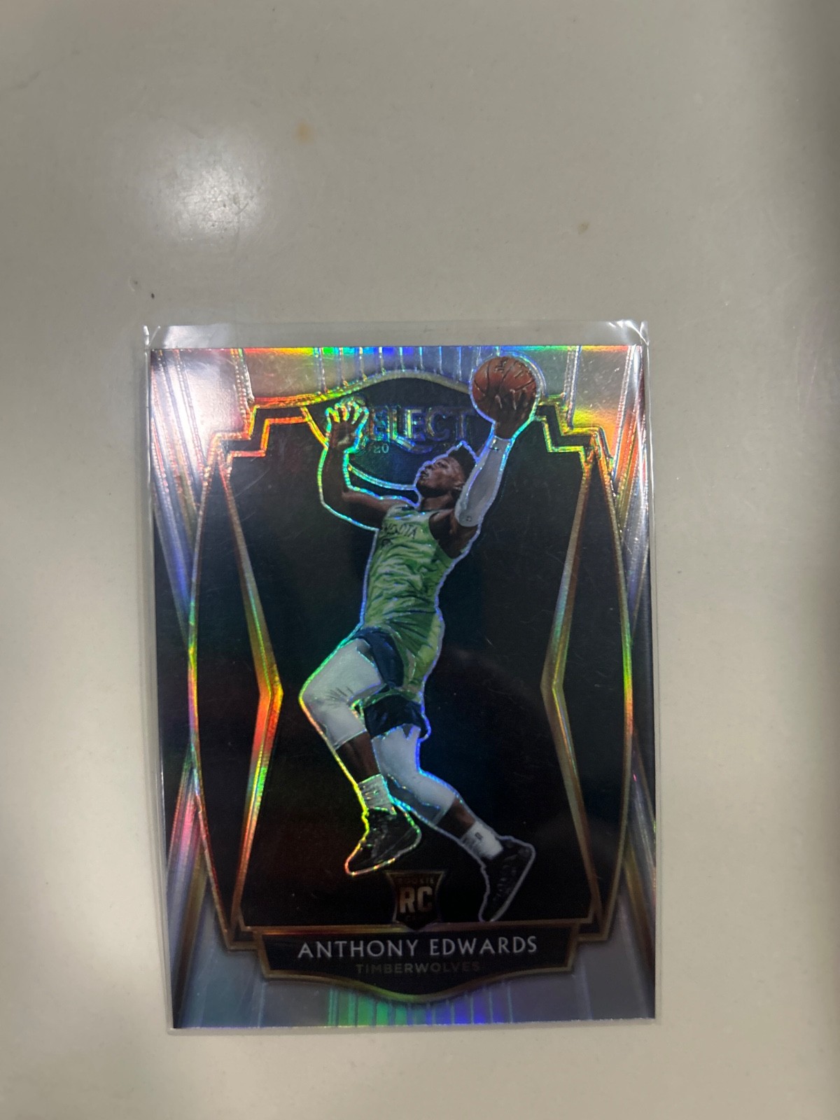 2020-21 Panini Select - Premier Level Anthony Edwards #169 Silver Prizm (RC)