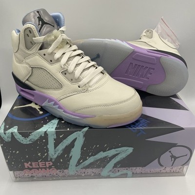 Size 6.5 men/ 8 women Nike Jordan 5 Retro DJ Khaled We The Best Sail purple *NEW