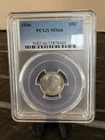 1946 Roosevelt Silver Dime PCGS MS66