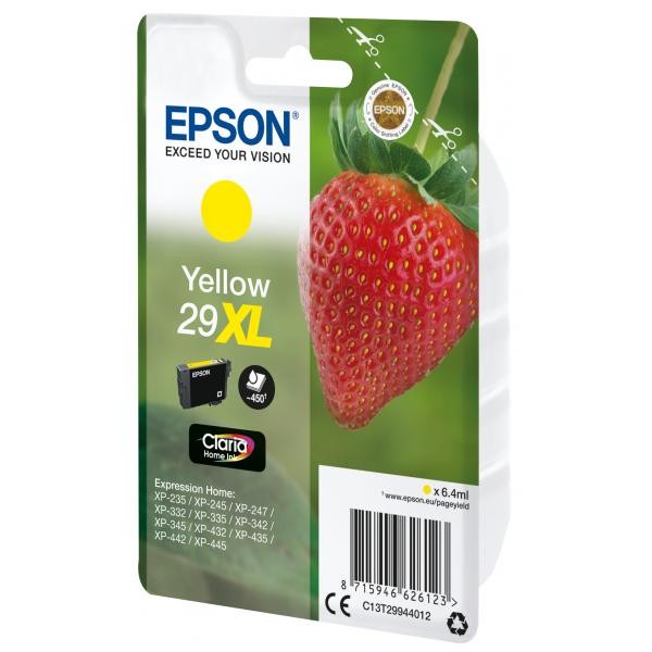 Epson Giallo Strawberry 29XL Y Cartuccia D'inchiostro 1 Pz Originale Resa Elevata (Xl) - Immagine 2