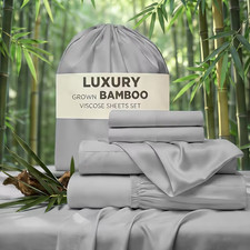 Cooling Sheet  Pillowcase Sets, 4pcs Iconic Collection, Rayon from Bamboo- King
