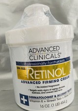 Retinol, Advanced Firming Cream, 16 oz Big Bottle : Aging / Dullness Uneven Skin
