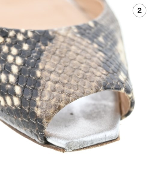 PELLICO Pumps BeigexGray(Python) 37(Approx. 24cm)… - image 9