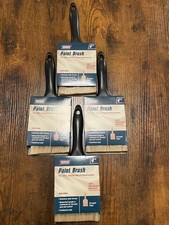 5 Krause & Becker 4" Paint Brush Latex Oil-Based Polyester