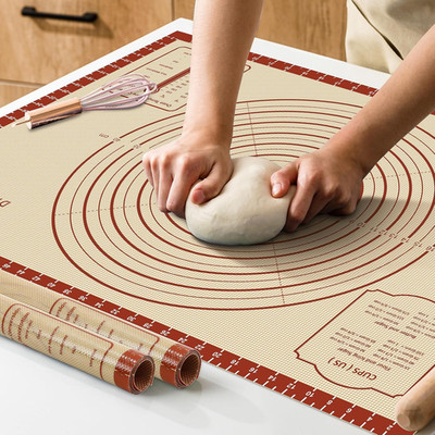 Silicone Baking Mat,28'' X 20'' Extra Thick Large Non Stick Sheet Mat with Measure