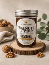 Walnuts In Syrup 8 Oz
