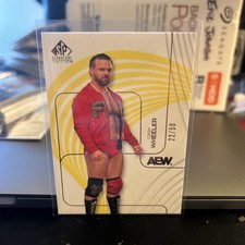 Cash Wheeler 2025 Upper Deck AEW SP Signature Edition #16 Yellow /50