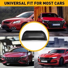 Air Flow Intake Hood Scoop Vent Bonnet Cover Trim Universal Car Decorative Black