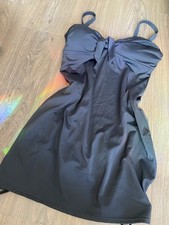 Womans Size 18 Shapimh Swimming. Ostume With Belly Cover Black