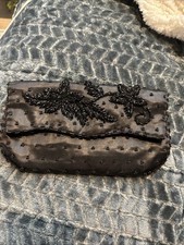 Vintage Handcrafted Schildkraut Beaded Mini Clutch Bag. Handmade Hong Kong