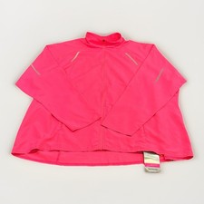 M S Active Fitness Jacket UK22 Neon Pink Showerproof Women s New With Tags BNWT
