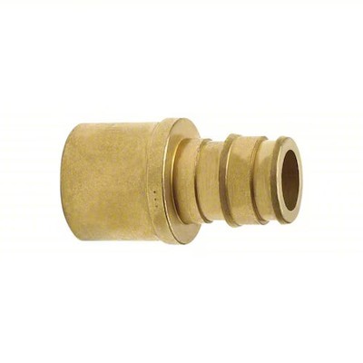 Uponor Lf4517575 Strt, Brass;Copper, Barbed3/4'', Cup3/4''