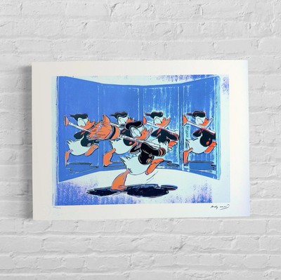 Andy Warhol Donald Duck Lithographie auf Arches 300gsm 42x59 cm