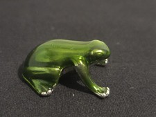 Lucky Little Frog Green Miniature Metal Figur...