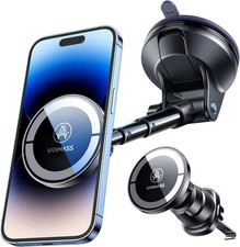Military Grade for Car Mount Upgraded Strongest Magnetic Suction Phone Holder
