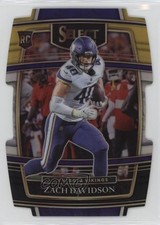 2021 Panini Select Concourse Black & Gold Prizm Die-Cut Zach Davidson #95 e7k