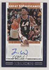 2019-20 Panini NBA Hoops Great SIGnificance Tyrone Wallace #GS-TWL Auto 1s6