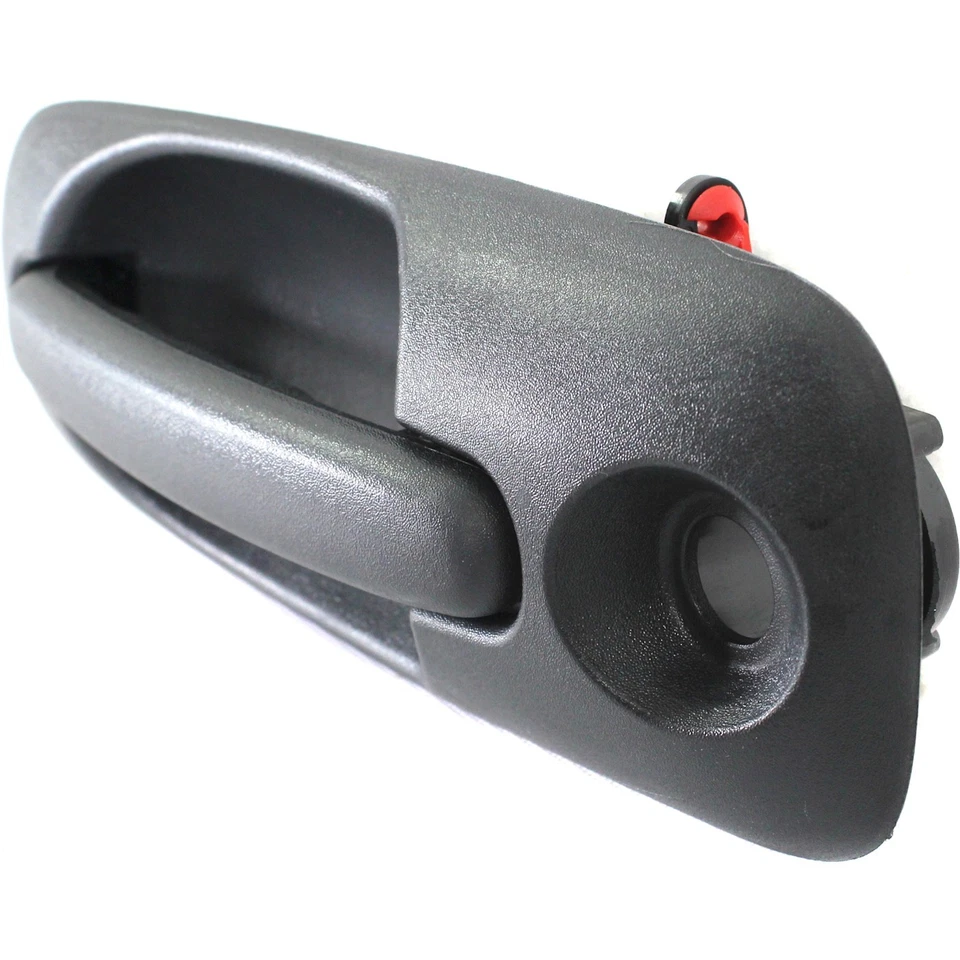 Manija de puerta para Dodge Grand Caravan 2001-2007 delantera izquierda texturizada negra con cerradura Foto 2 de 4
