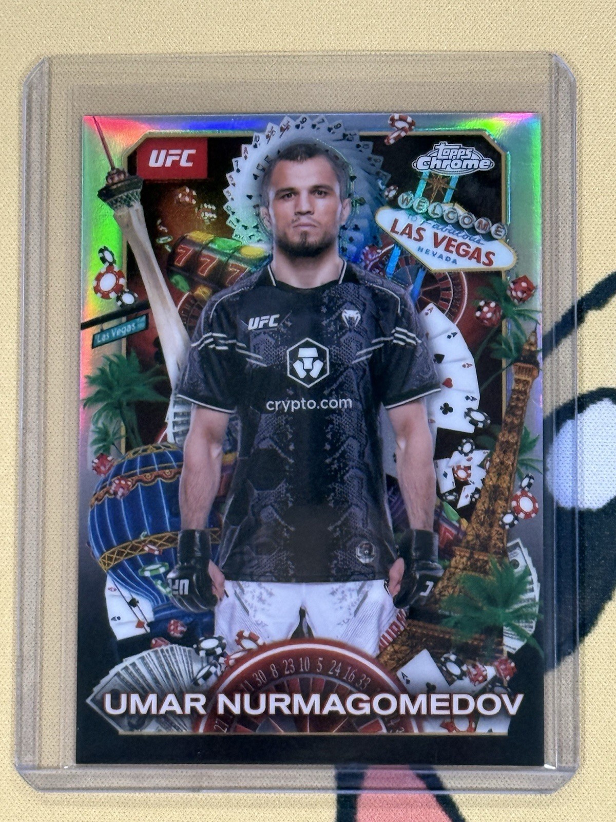 Umar Nurmagomedov Titans Topps Chrome UFC 2025 #TNS-4 Case Hit Rare