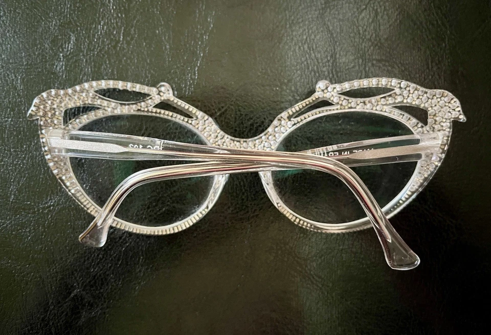 IDC 120 Anteojos Mujer Hechos en Francia Vintage Años 90 Rosa y Transparente Foto 3 de 4