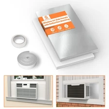 17"X9"Window Air Conditioner Insulated Foam Panels with Aluminum Foil Waterproof