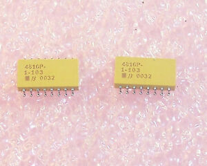 5 pieces BOURNS 4116R-1-202LF THICK FILM RESISTOR NETWORK 