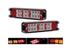 2 x LED R&uuml;ckleuchten Anh&auml;nger Beleuchtung R&uuml;cklicht 12V 24V Bagger Wohnwagen
