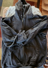 2001 Britney Spears "The Britney Tour" Black Zip Up Hoodie Size Adult Large RARE