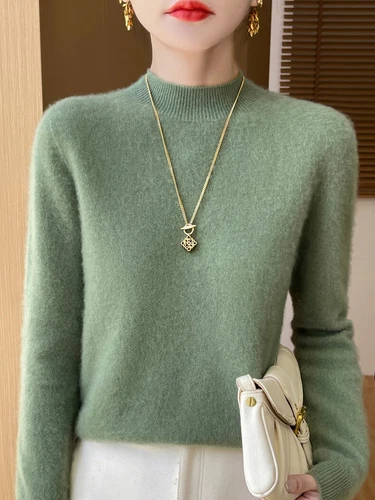 Women Knitted Sweaters Fashion V-Neck Top Sweater Autumn Warm Pullover Soft - Imagen 24 de 46