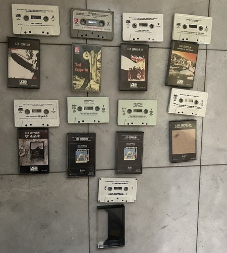 Lot Of 9 - Led Zeppelin - Cassettes