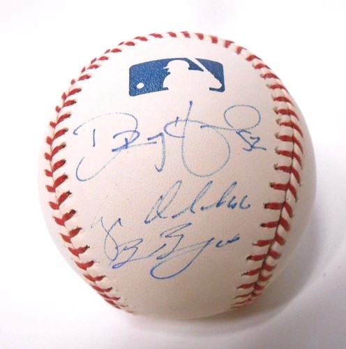 Johnny Cueto Logan Ondrusek 2010 Cincinnati Reds Baseball Ball Signed Autograph - Picture 3 of 6