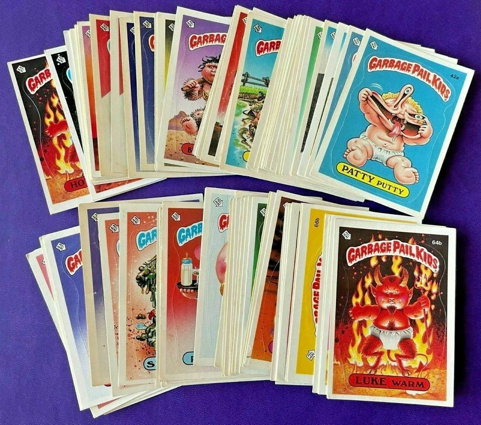 Topps Garbage Pail Kids 1985 GPK OS2 serie original 2 Live Mike segunda impresión conjunto Foto 2 de 4