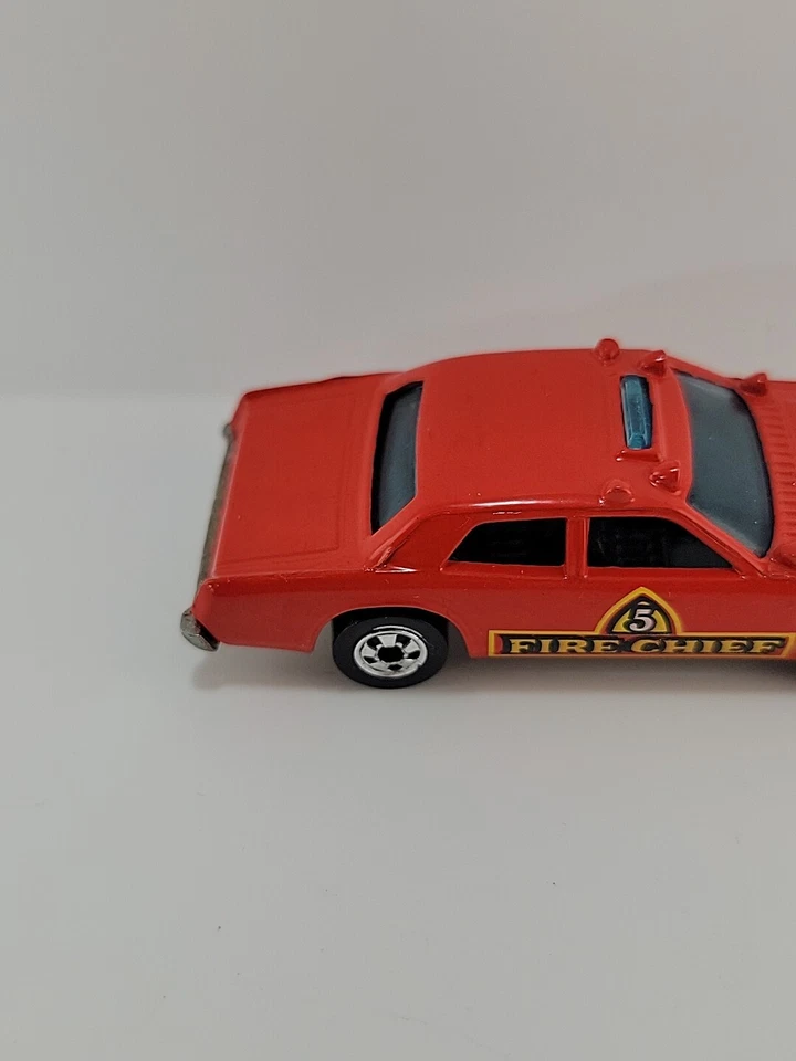 De colección Hot Wheels 1977 Fire Chaser #5, #2639, Dodge, Hong Kong, como nuevo con tarjeta Foto 4 de 4