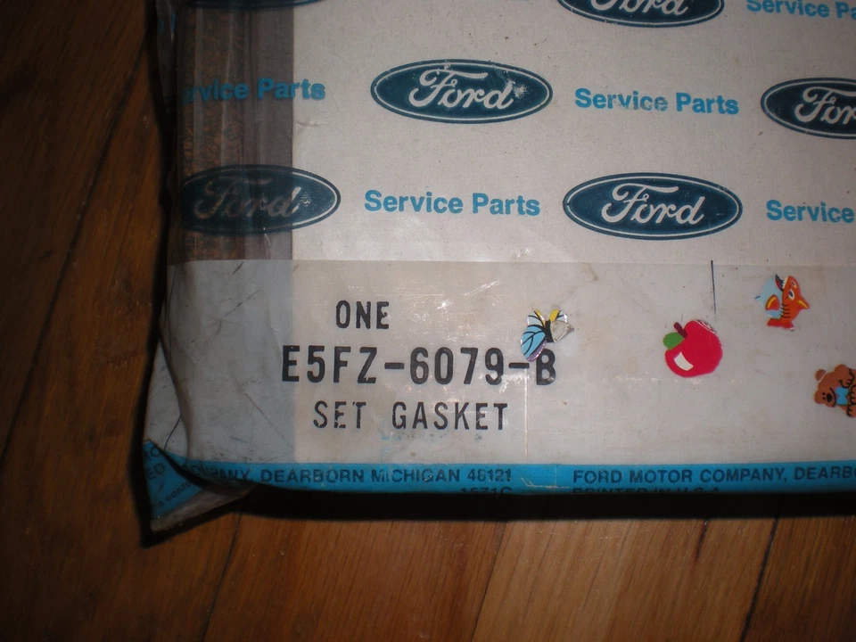 NOS 1981 - 1984 FORD ESCORT 1.6L 4 CYL VALVE GRIND GASKET KIT - Image 2 of 2